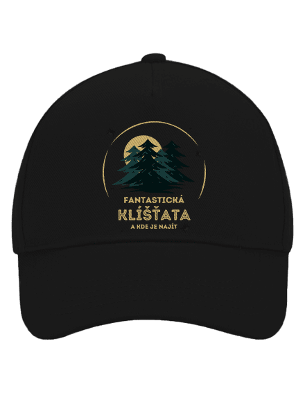 Fantastická klíšťata kšiltovka baseballka Black