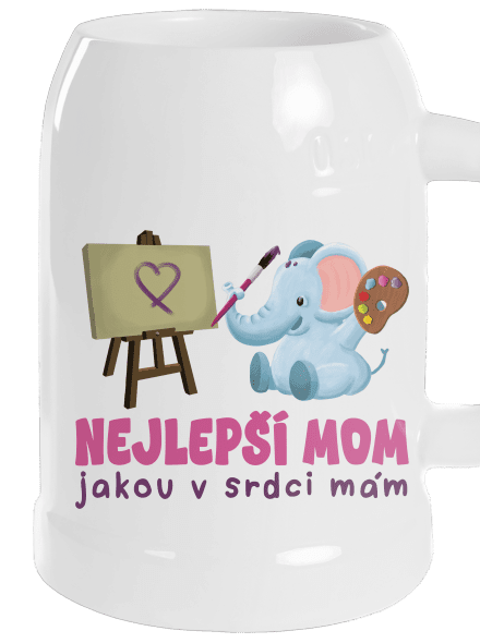 Nejlepší mom půllitr White