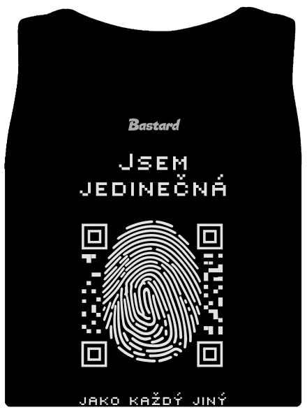 Jsem jedinečný dámské tílko klasické Black