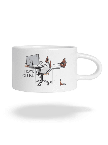 Home Office hrnek makronka White
