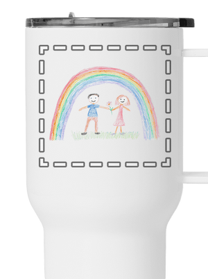 Dětské kresby - nahraj vlastní termohrnek White