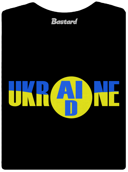 Ukrajina - AID dámské tričko Black