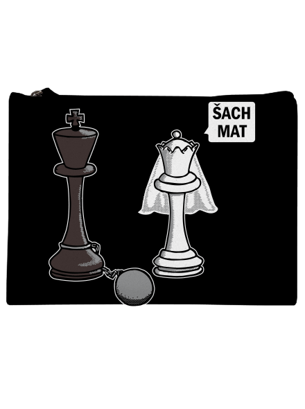 Šach mat taštička Black