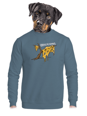 unisex mikina bez kapuce