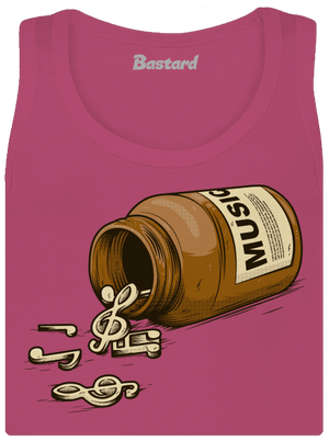 Music Pills dámské tílko klasické Magenta