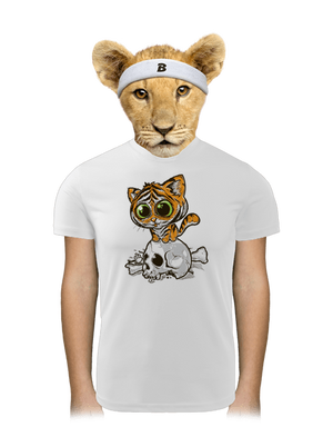 Tygřík dětské sportovní tričko White