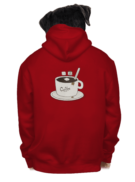Kdo zabil cukřík? pánská mikina na zip Red