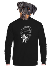 unisex mikina bez kapuce