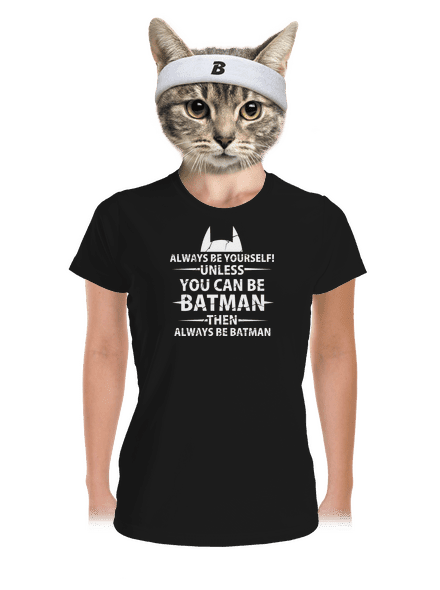 Batman dámské sportovní tričko Black