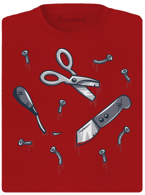 Halloween nářadí dámské sportovní tričko Red Mal