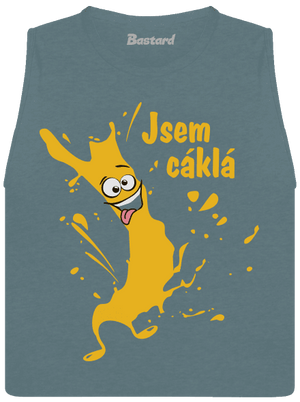 Cáklej dámské tílko volné Heather Deep Teal