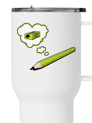 Tužka a Ořezávátko termohrnek White