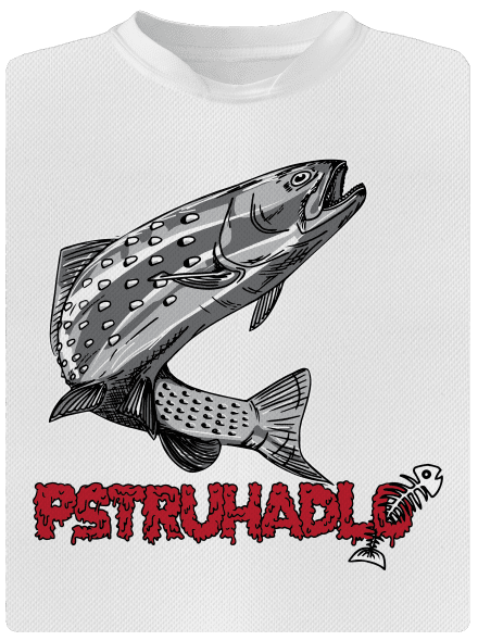 Pstruhadlo dětské sportovní tričko White