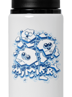 Ledové mimikry lahev na vodu White