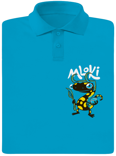 mLoki pánská polokošile Blue Atol