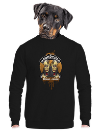 unisex mikina bez kapuce