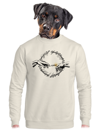 unisex mikina bez kapuce