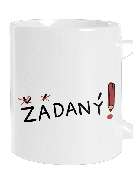 Zadaný a zadaná velký hrnek White
