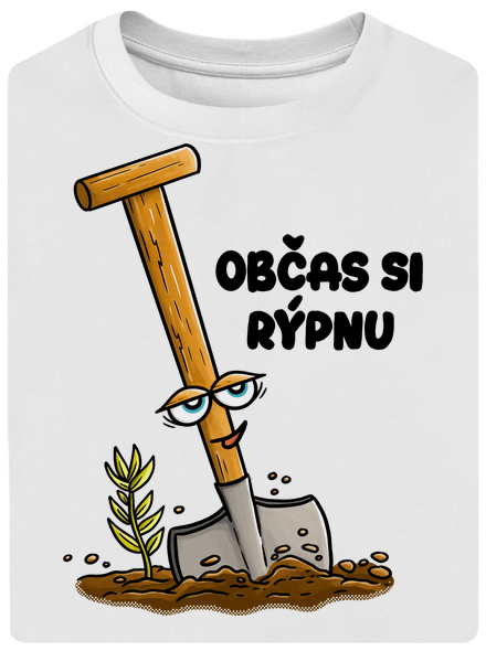 Občas si rýpnu unisex tričko oversized White