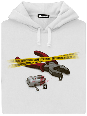 Zoubkovražda dámská mikina klokanka White