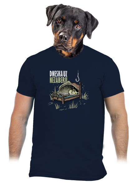 Dneska už nezaberu pánské tričko Navy