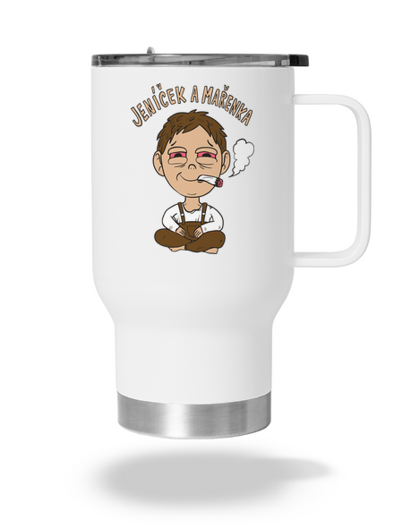 Jeníček a mařenka termohrnek White