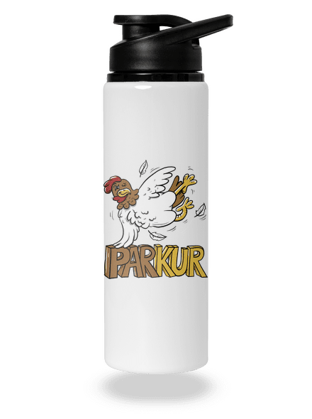 Parkur lahev na vodu White
