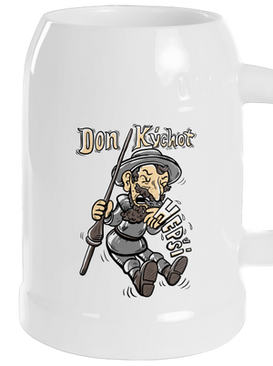 Don Kýchot půllitr White