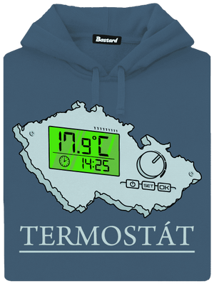 Termostát dámská mikina klokanka Denim