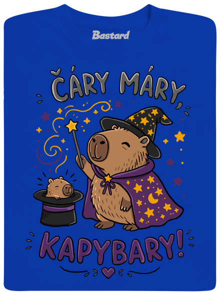 Čáry máry kapybary dětské tričko Royal Blue