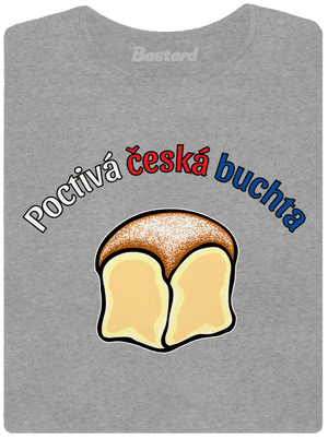 Poctivá buchta a klobása dámské tričko Dark Gray Melange