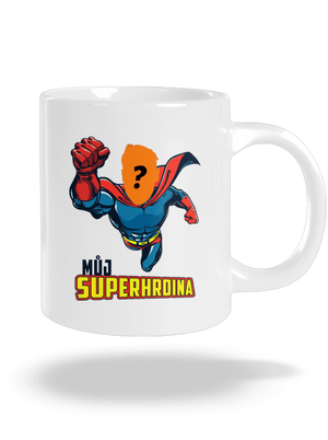 Můj superhrdina velký hrnek White