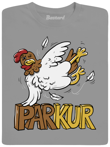 Parkur pánské tričko Sport Grey