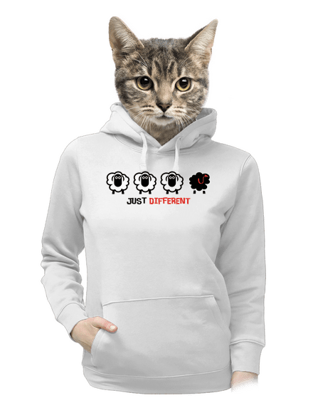 Černá ovce dámská mikina klokanka White