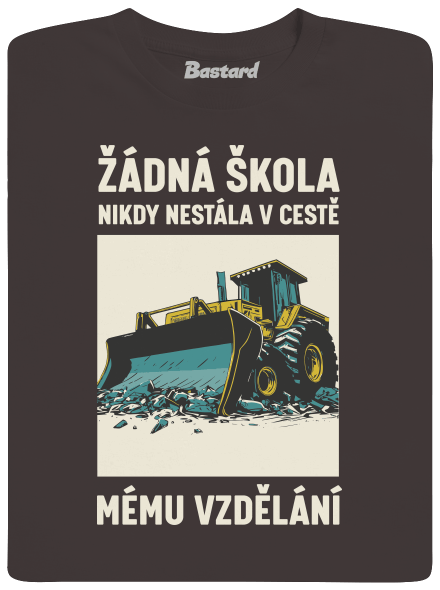 Žádná škola pánské dlouhý rukáv Bear Brown