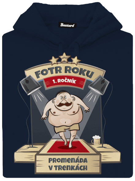 Fotr roku pánská mikina klokanka Navy