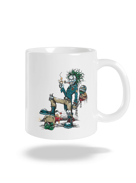 Evil Clown klasický hrnek White