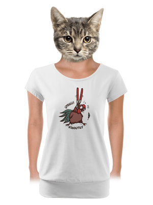 dámské tričko s lemem