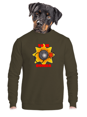 unisex mikina bez kapuce