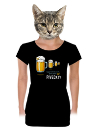 dámské tričko s lemem