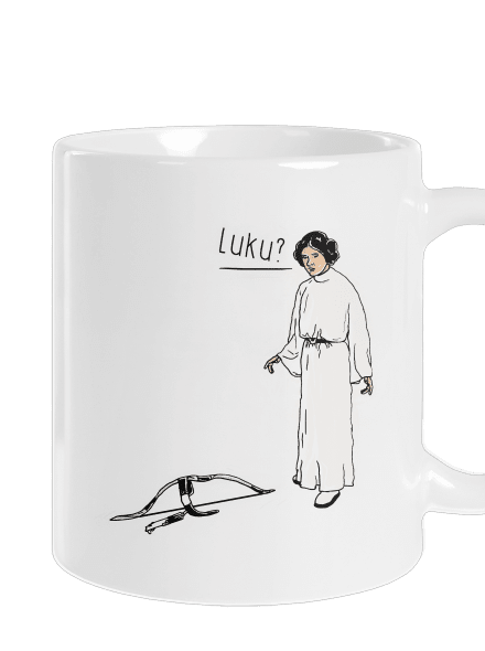 Luke a Leia klasický hrnek White