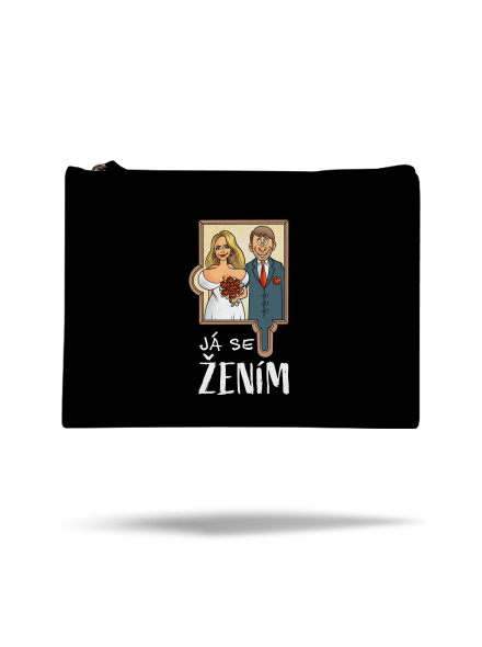 Já se žením/vdávám taštička Black