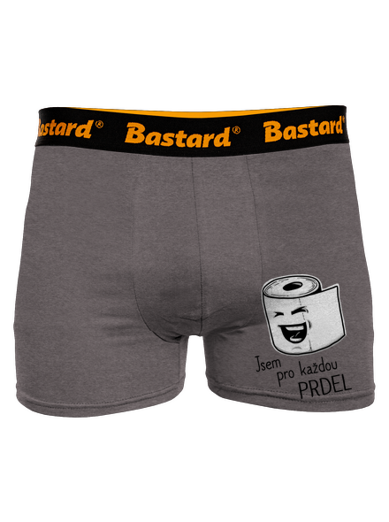 Prdel boxerky Gray Melange