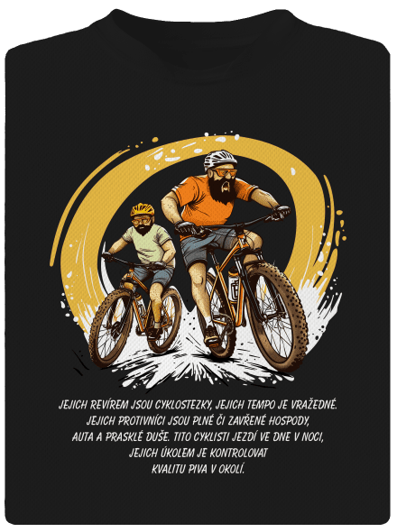 Cyklo 11 pánské sportovní tričko Black