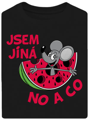 Jsem jiná unisex tričko oversized Black