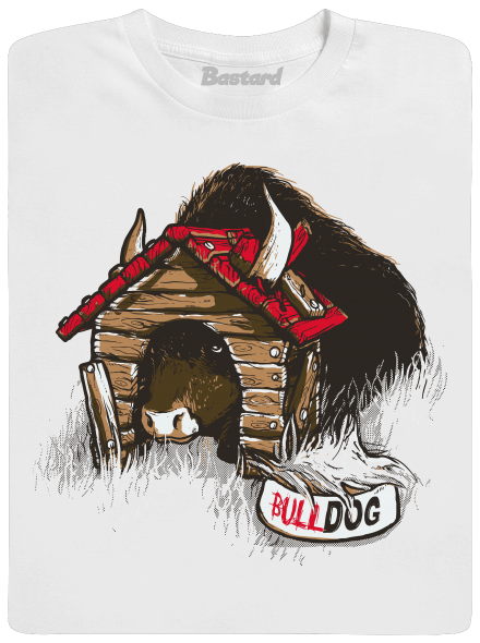 Bulldog pánské tričko White