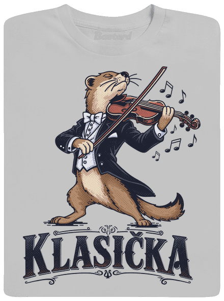 Klasička pánské tričko Pacific Grey