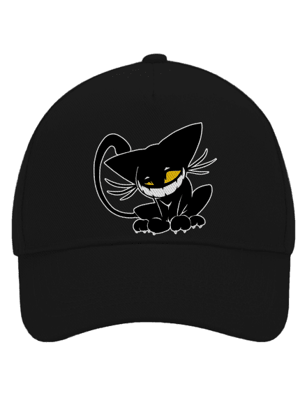 Evil cat kšiltovka baseballka Black
