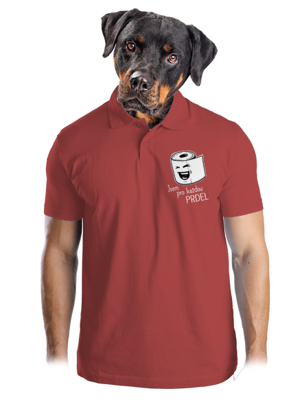 Prdel pánská polokošile Burgundy