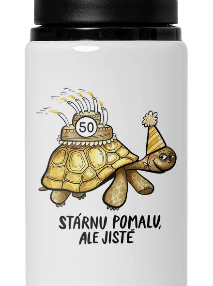 Stárnu pomalu lahev na vodu White